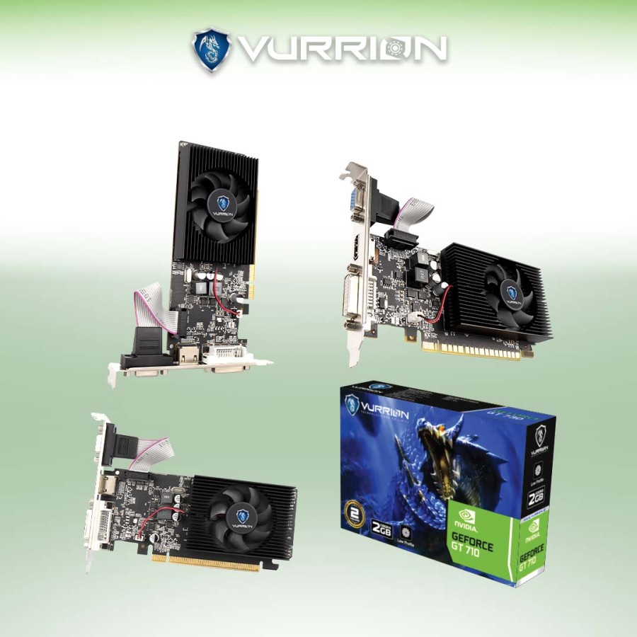 VGA VURRION GT 710 DDR3 2GB 64BIT GAMING VGA ORI