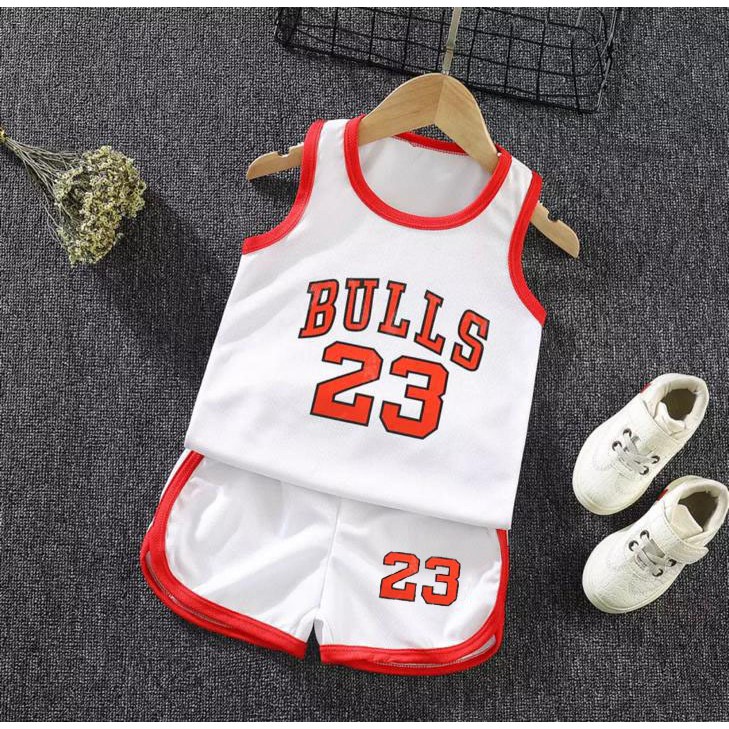 SETELAN ANAK BAJU ANAK LEKBONG  SETELAN ANAK BASKET KIDS UMUR 1-5 TAHUN SETELAN BASKET BULL BAJU ANAK LAKI LAI BAJU ANAK PEREMPUAN SETE;LAN ANAK COSTUM OLAHRAGA ANAK BAJU ANAK MASA KINI BAJU ANAK TERBARU 2021