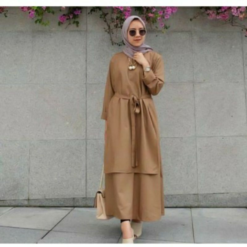 Rina Tunik | Tunik Kekinian | Desain Simple | Bahan Katun Toyobo