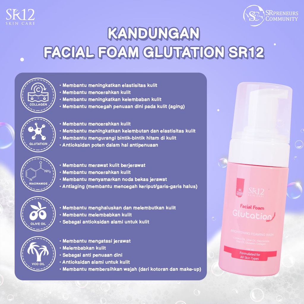 Facial Foam Collagen Pembersih Muka Facialfoam Busa Pembersih Wajah Sabun Wajah Glowing  Sabun Busa Facial Wash Busa