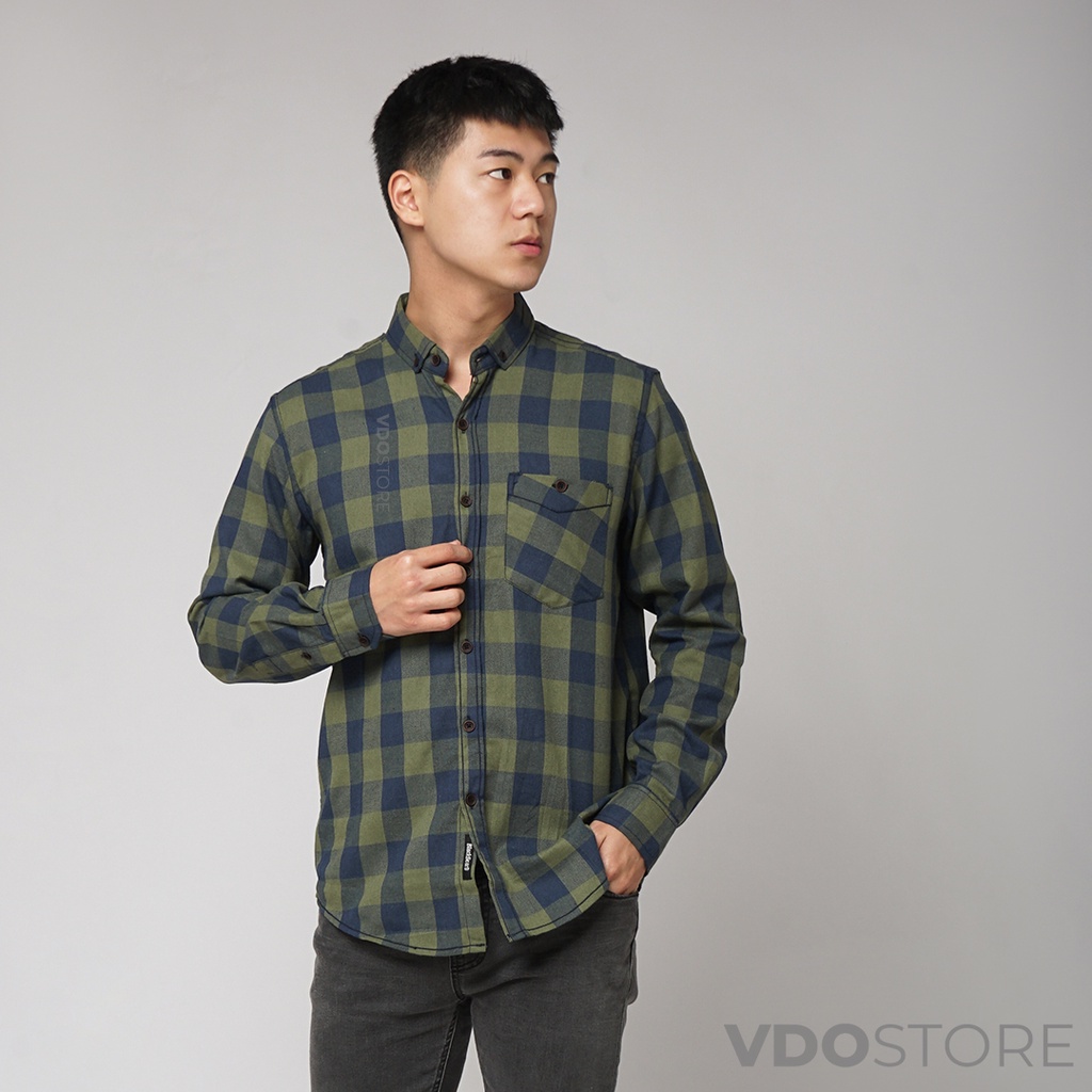 01-15 KEMEJA FLANEL PRIA LENGAN PANJANG - M L XL - DEWASA BAJU FLANNEL VDOSTORE TANGAN PANJANG HITAM NAVY ABU MOTIF KEMEJA COWOK MURAH DEWASA SANTAI TEBAL KUALITAS IMPORT BAJU PANEL FANEL