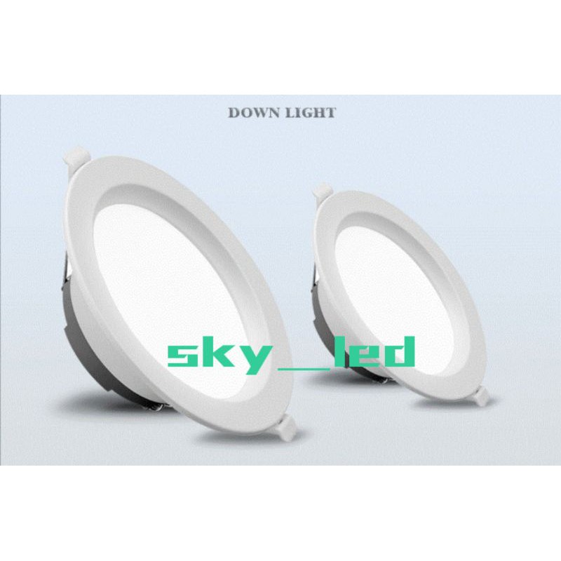 LAMPU DOWNLIGHT LED PLAFON 5 WATT ASLI FULL TERANG 5W NYALA ADA putih / warm white