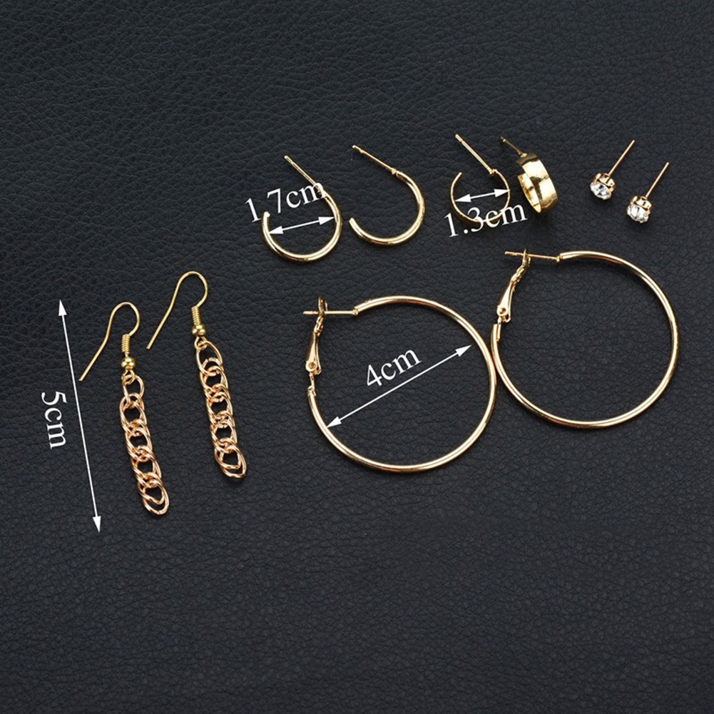 Hu Hu Hu Hu Hu Alat Bantu Pasang Kacamata♡ Set Anting Tusukkait Gantung Wanita Hias Berlian Imitasi Berkilau Untuk Hadiah