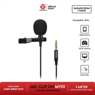 Fantech Mic Clip On MV01 Lavalier Microphone