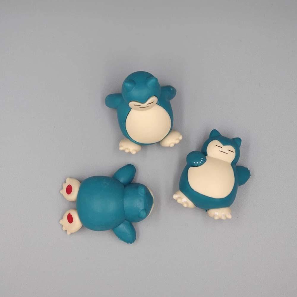 Pokemon Mini Karakter Anak Hadiah Kado Natal Koleksi Boneka Kid Dolls Snorlax Angka Model Mainan