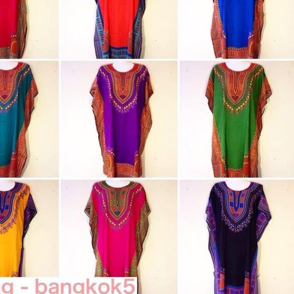 ✫ Daster Batik Hengky - Kalong Bangkok 5 - Murah Harga Distributor - Biru ☉
