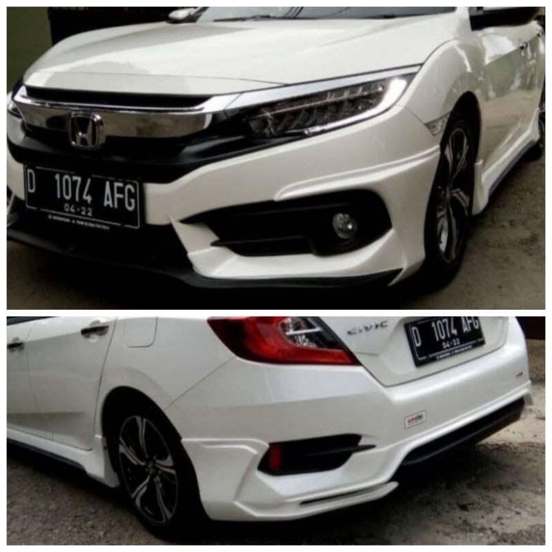 Bodykit body kit honda civic Turbo Sedan model Ativus Epoxy