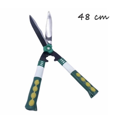 [ TERSEDIA HARGA GROSIR ] TERLARIS !! Gunting Rumput Super Tajam 48CM Pegangan Karet Potong RumputGRATIS ONGKIR !Gunting Pemotong Rumput Besar Super Tajam Pegangan PVC Gunting Ranting Dahan Pagar Kebun Panjang 48 cm