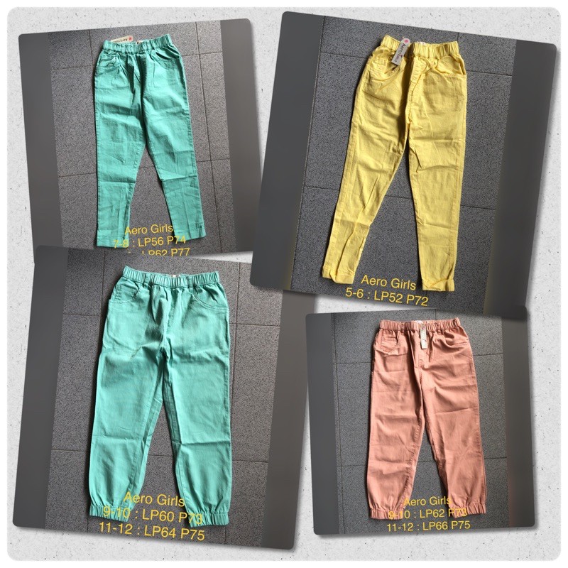 celana panjang anak perempuan aero girls