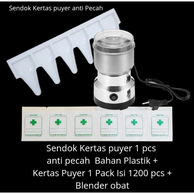 Paket lengkap kertas puyer