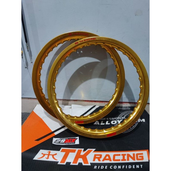 PROMO VELG PELAK TK JAPAN BRIGHT ORIGINAL ASLI ORI 140 140 RING 14 SET DEPAN BELAKANG WARNA GOLD BAR