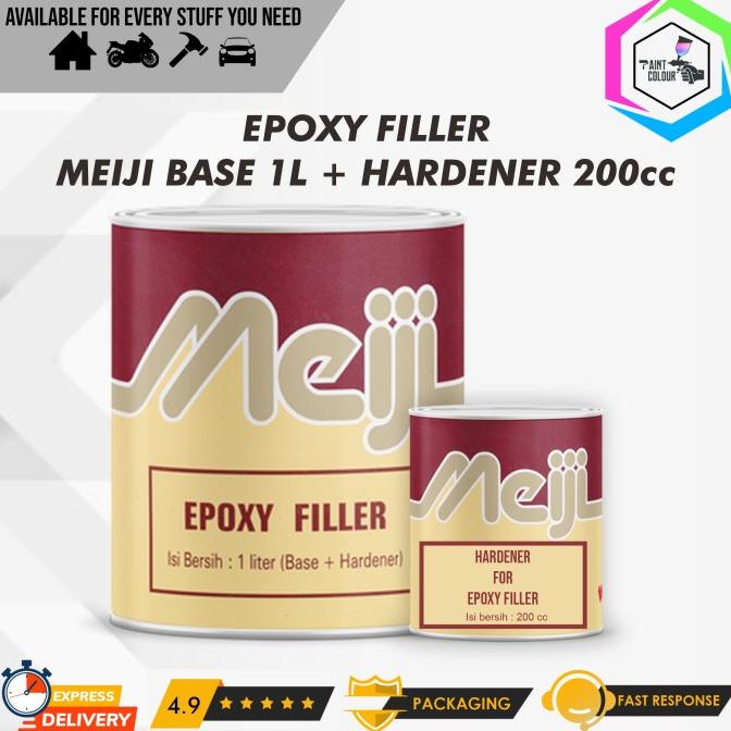 Epoxy Filler / Cat Dasar MEIJI Filler 1kg + Hardener