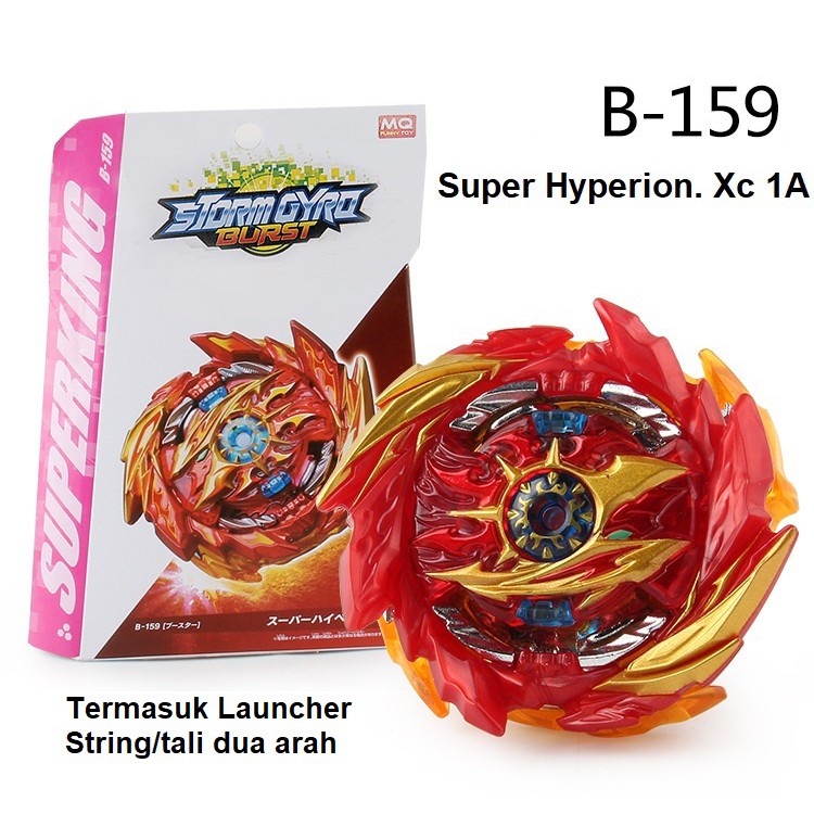 Gasing Beyblade Burst Superking Merk MQ B-159 Super Hyperion Xceed