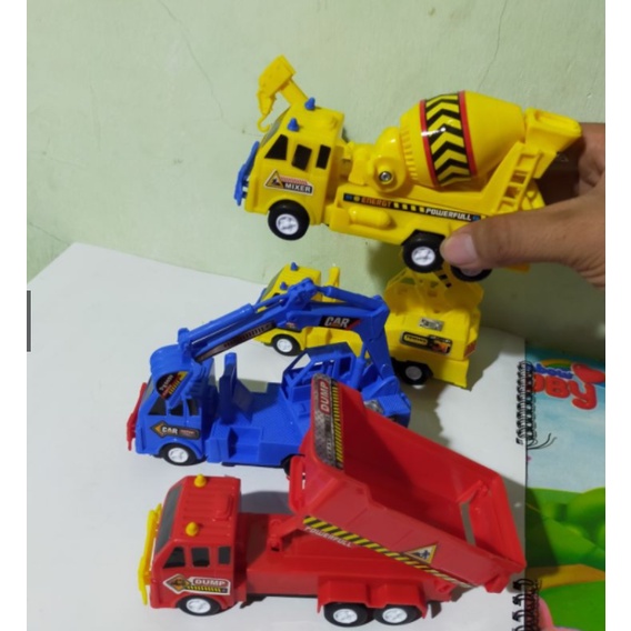 1 pcs mainan mobil truck truk bego molen enginering tersedia 4 seri ukuran kecil