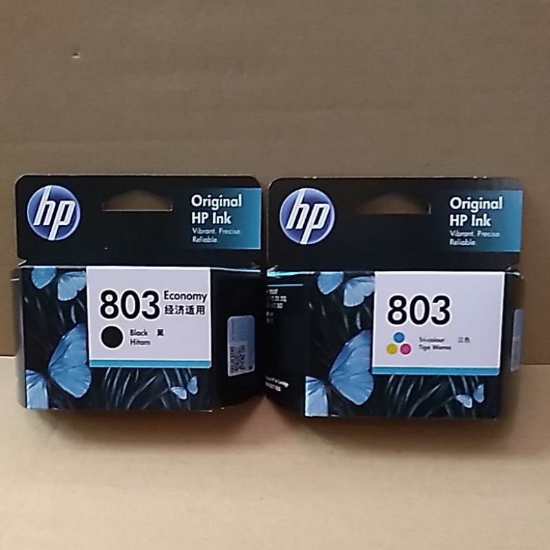 Tinta Hp 803 hitam & warna