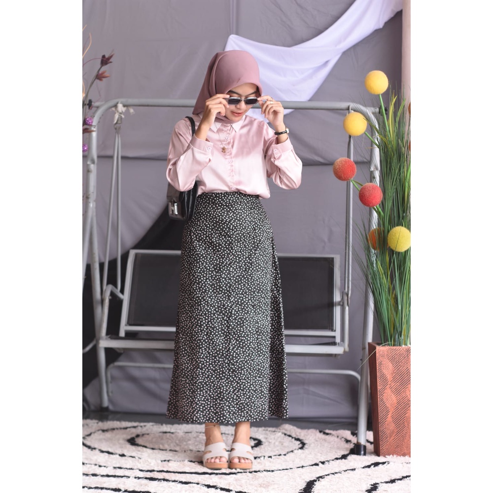 setiacollection  QEI SKIRT | rok motif | rok katun japan | rok panjang | rok Abg | rok kekinian  |Co