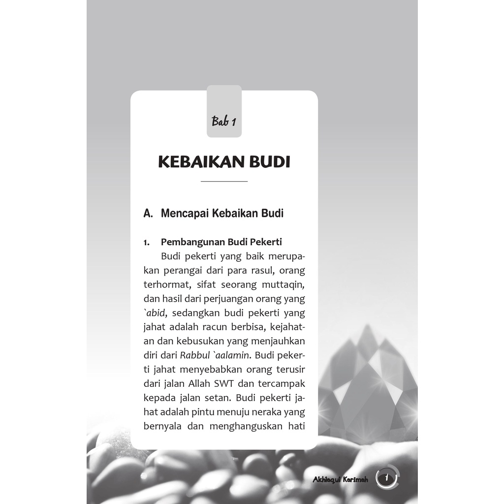 Buku Akhlaqul Karimah - Buya Hamka - Gema Insani 100% Original