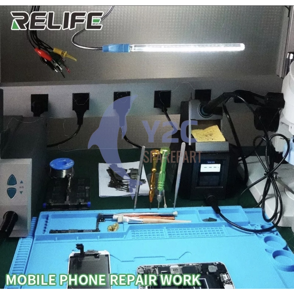 LAMPU SERVIS LED MINI USB RELIFE RL-805 / ALAT SERVIS HP TERLENGKAP LENGKAP