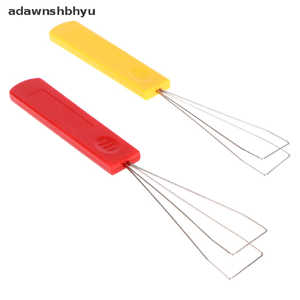 Adawnshbhyu Kawat Baja Keyboard Keycap Puller Gagang Plastik Remover Alat Pembersih