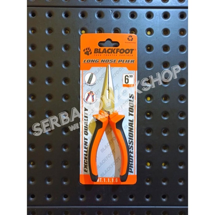 BLACKFOOT Tang Lancip 6&quot; Inch Long Nose Pliers 6&quot; Inch Termurah