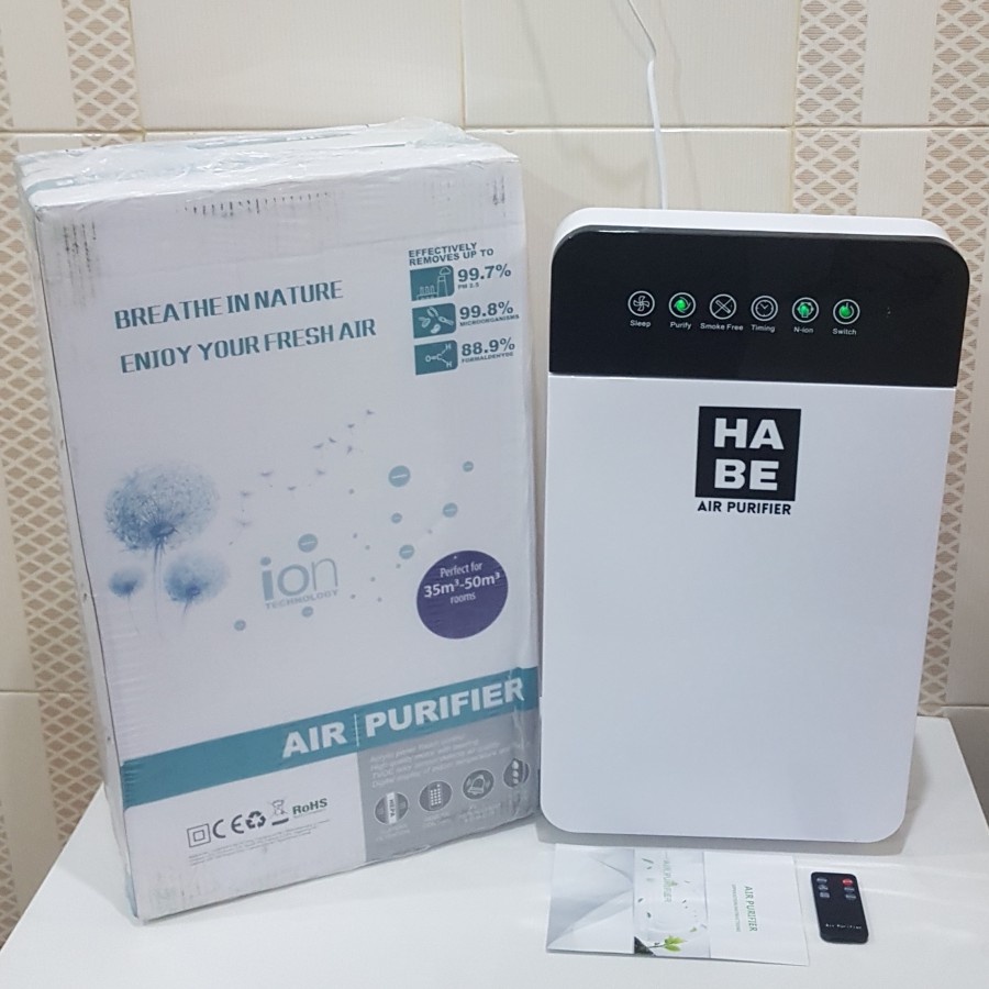 HABE Air Purifier V1 HEPA Filter Technology Penjernih Udara Ruangan Terbaik Ruangan Keluarga Anak Bayi