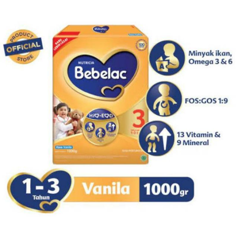 Bebelac 3 Susu Pertumbuhan 1000g