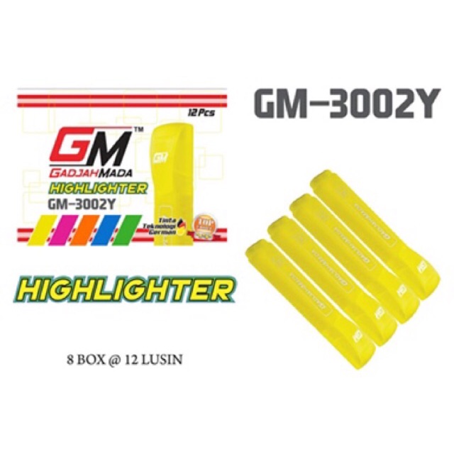 

GM 3002 STABILOO HIGHLIGHTER KWALITAS SUPER