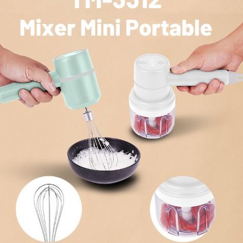 Harga Termurah HAND MIXER BLENDER CHOPPER PORTABLE 3IN1 TUUMYY TM-3312