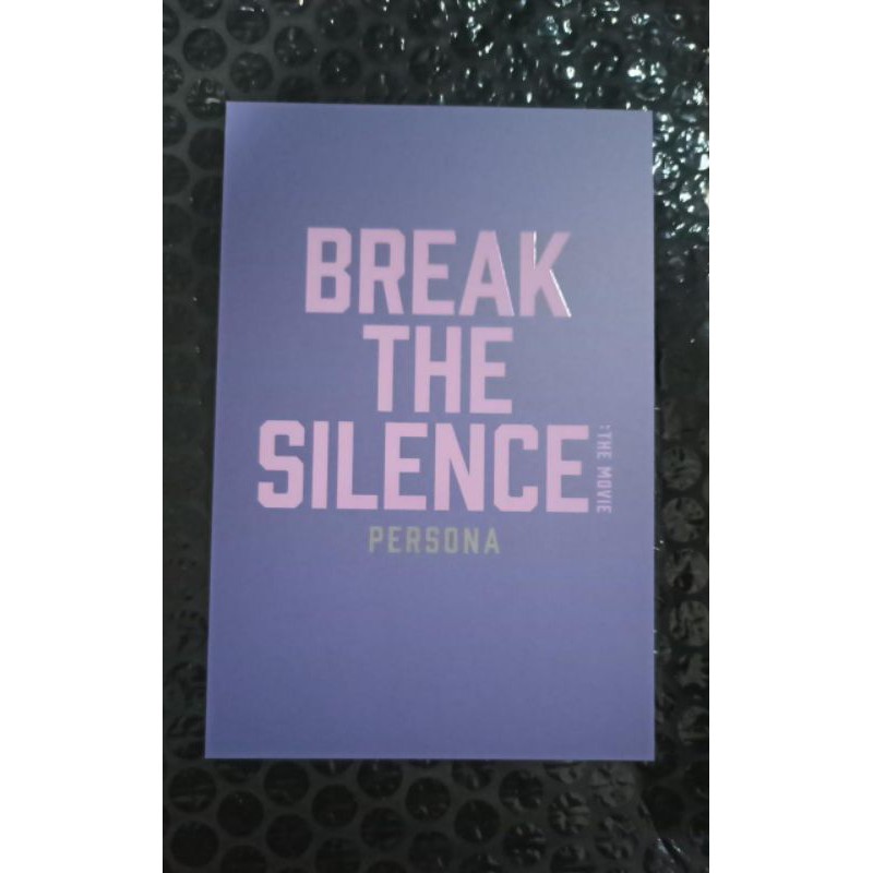 Postcard PC BTS Break The Silence