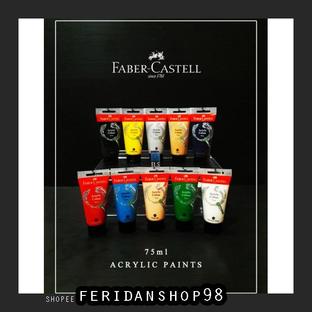 

BT714 FABER CASTELL ACRYLIC BEST 75 ML - CAT ACRYLIC BY FERIDANSHOP98