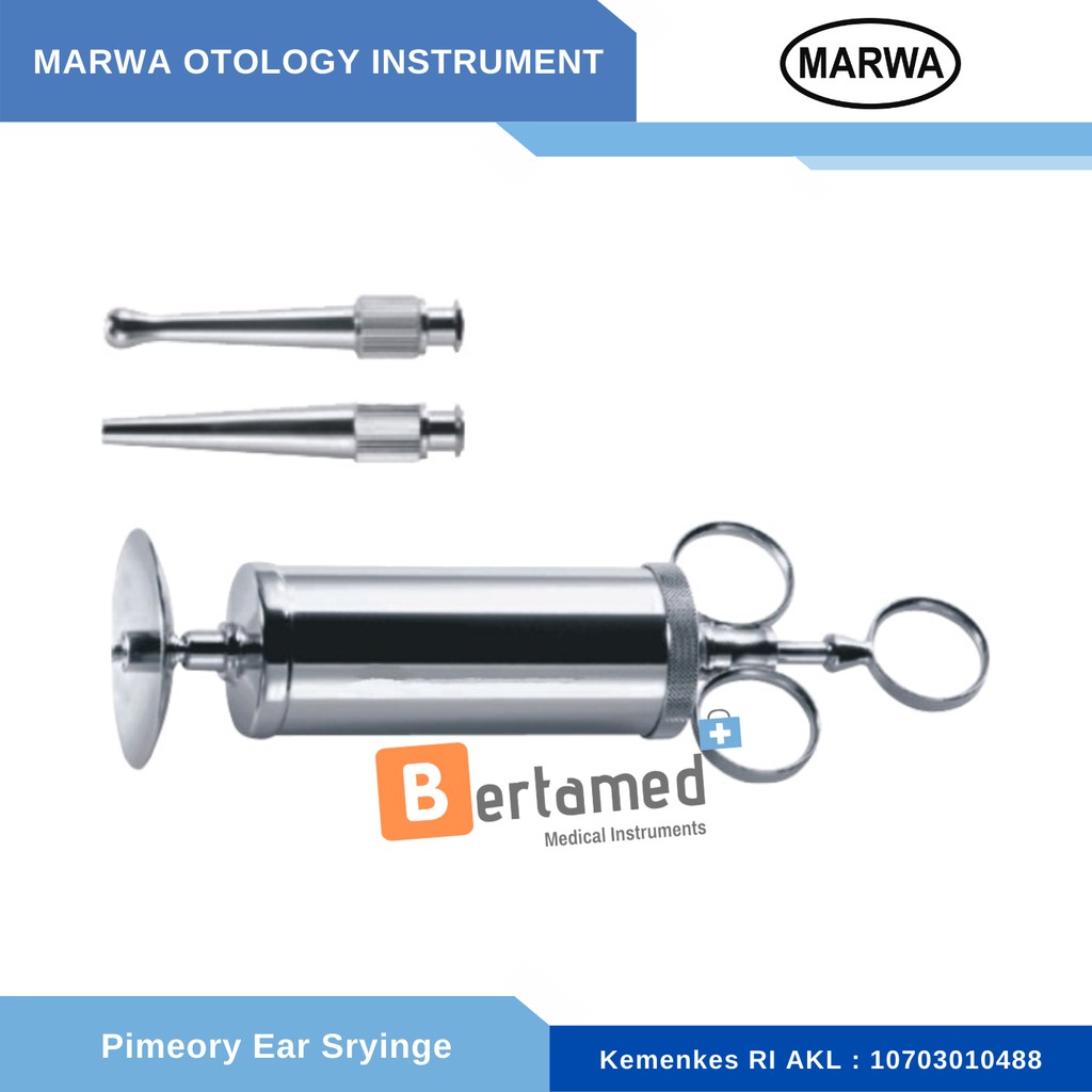 Ear Syringe Stainless Steel