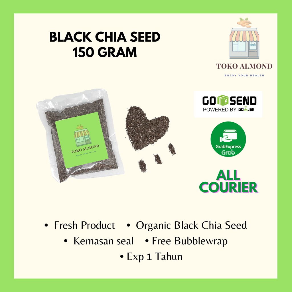 

Black Chia Seeds/ Biji Chia Hitam 150gr