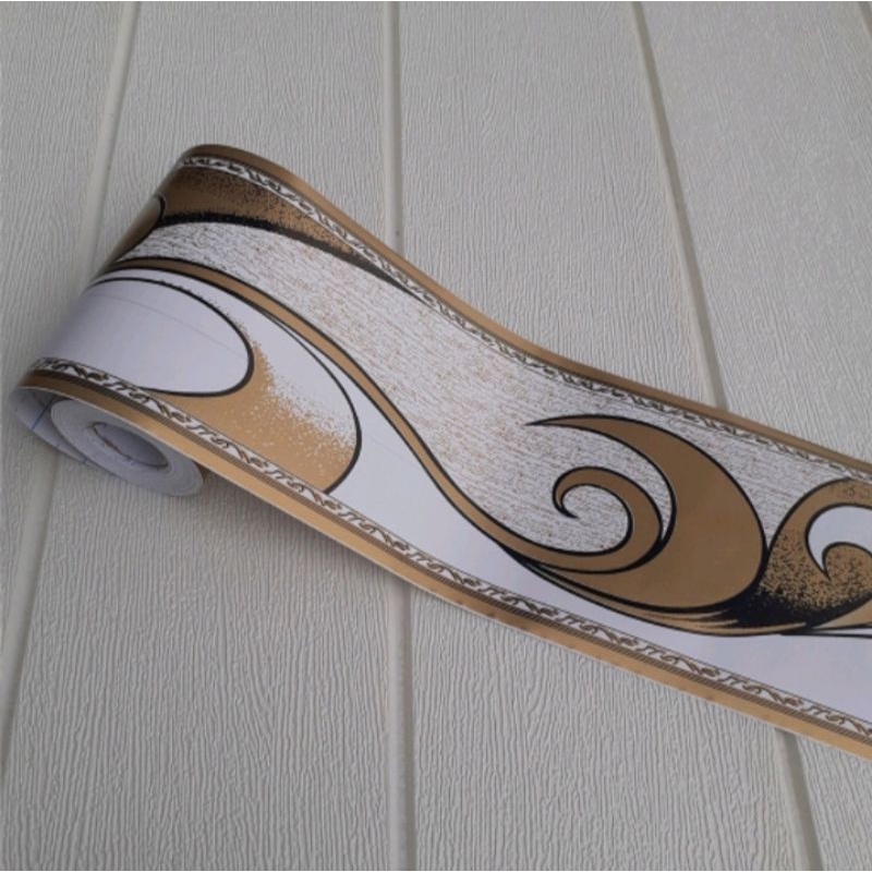 Wallpaper dinding list border / border list wallpaper 10 meter list flapon list foam list sticker / 