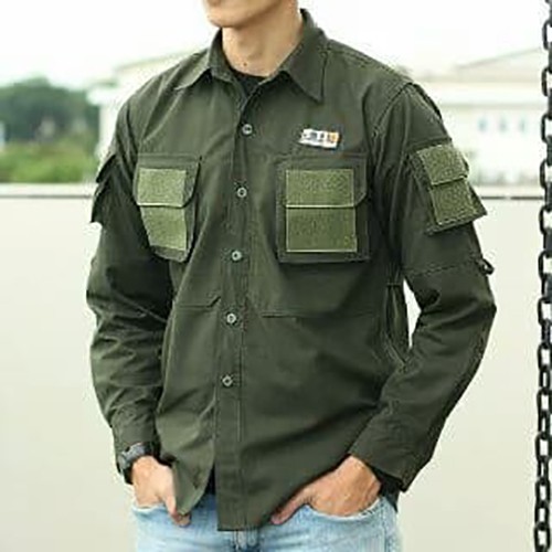 Kemeja Lapangan Lengan Panjang  PDL Tactical 511 Bahan Ribstop Tornado Anti berbulu [ 4 warna ]