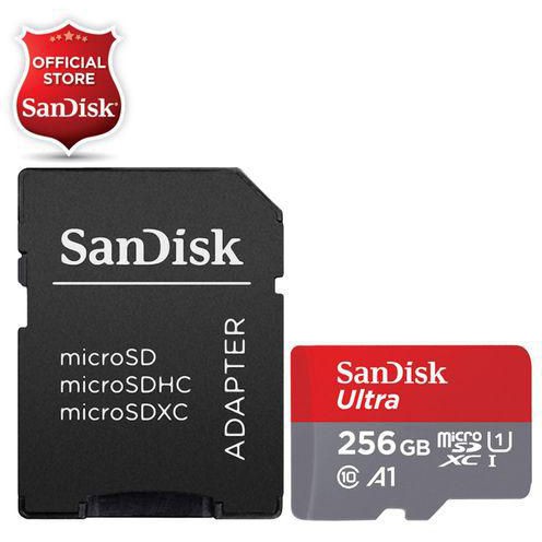 Memory Micro SD 128 / 256 GB Class 10 100mbps Ultra A1 - Memory Card SANDISK