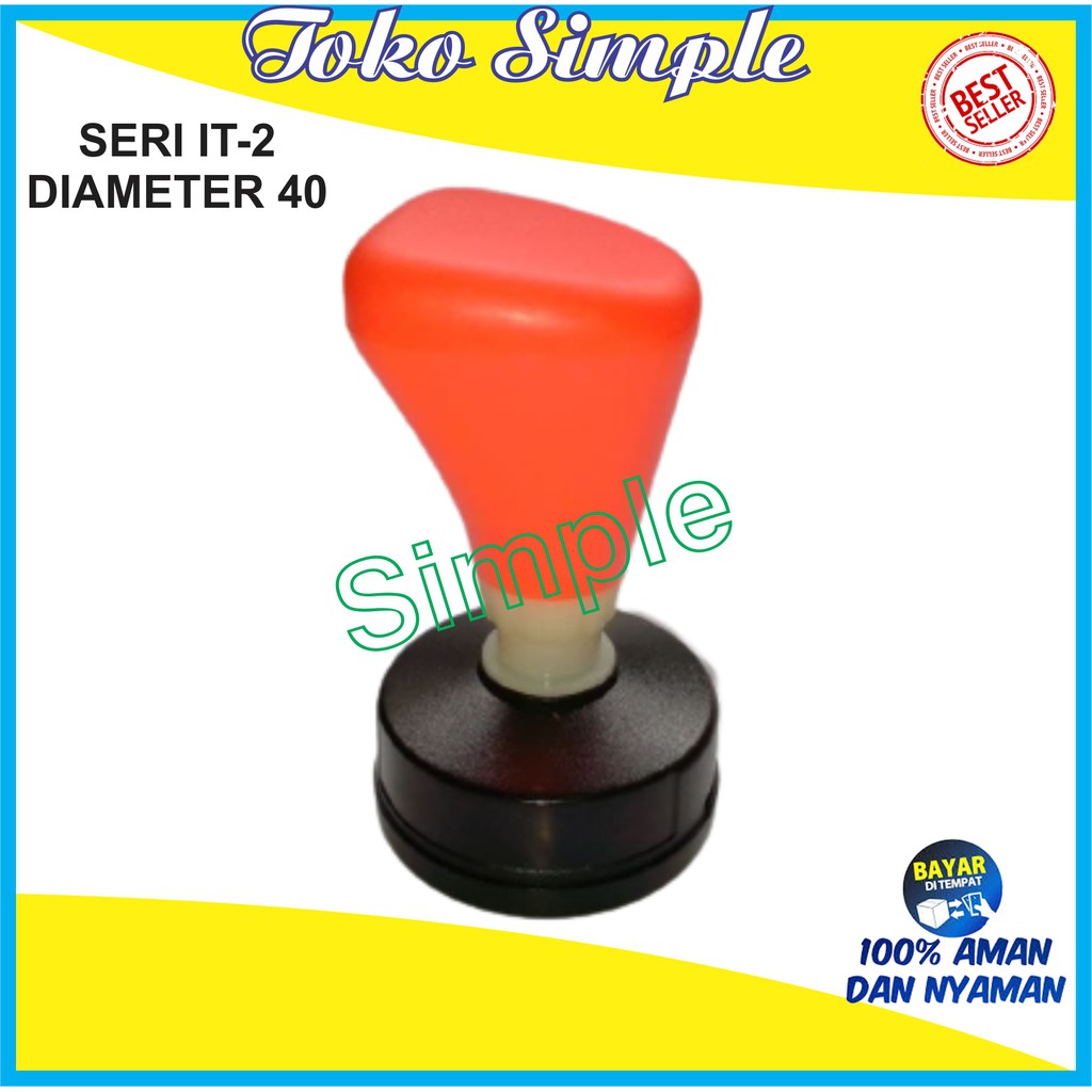 

GAGANG STEMPEL FLASH D40 BULAT SERI IT 2 GAGANG STEMPEL WARNA DIAMETER 40