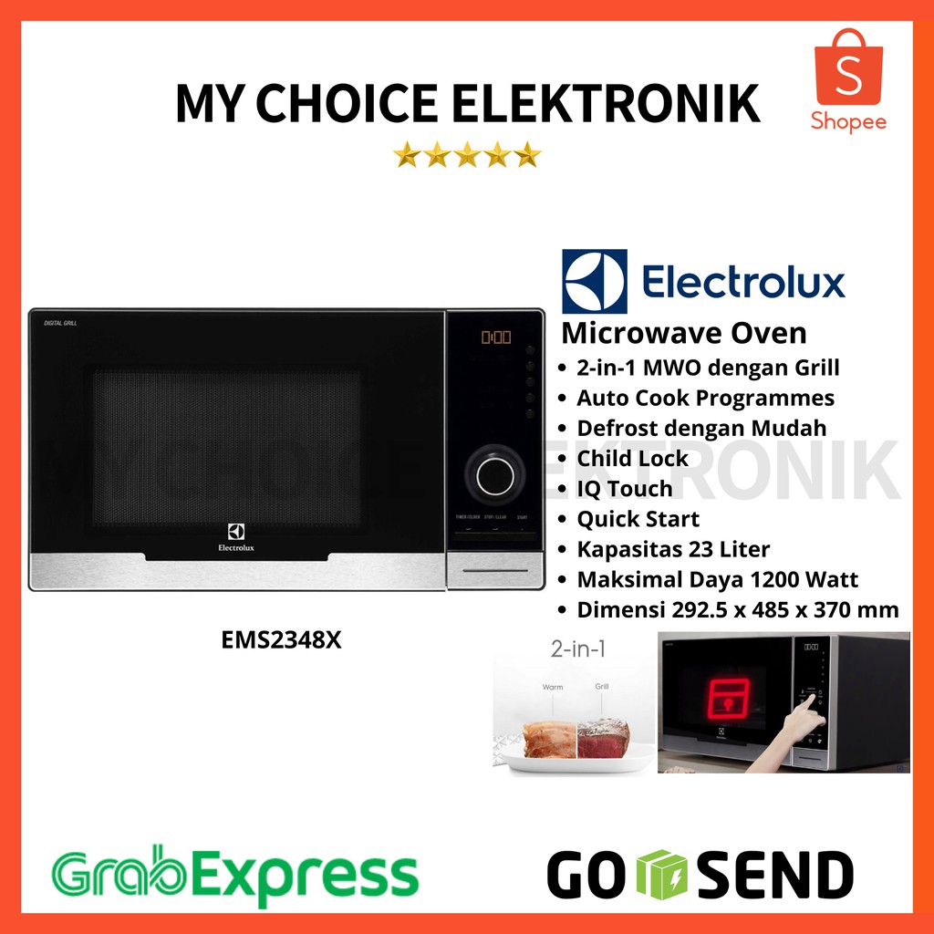 ELECTROLUX Microwave Oven EMS2348X / EMS 2348X / EMS 2348 X