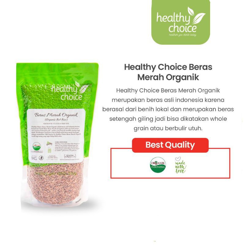 

Healthy Choice Beras Merah Organik 1kg