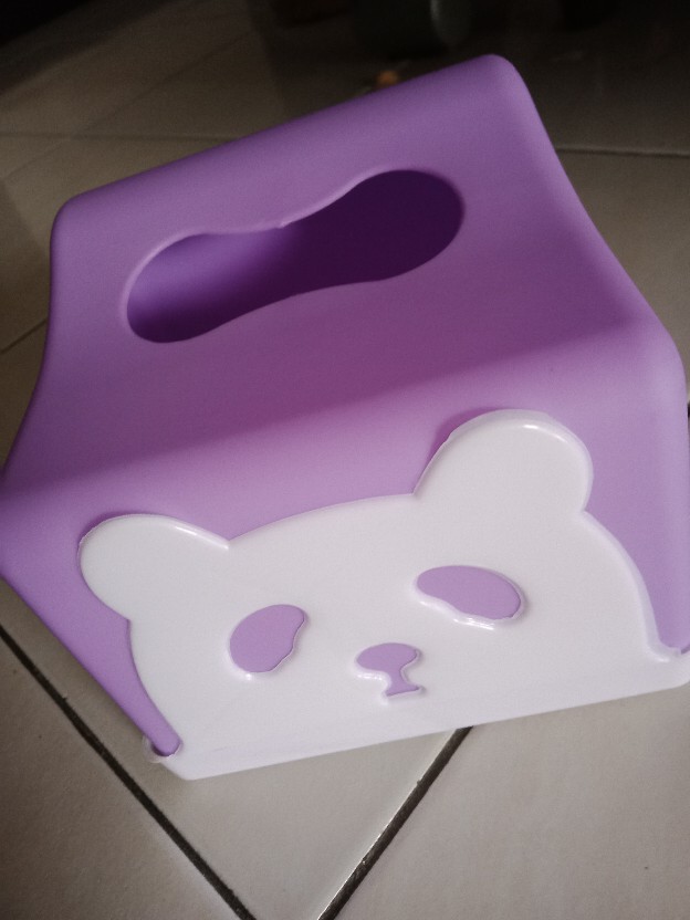 Tempat Tissue Kotak Kecil Motif Panda/ Aneka Warna