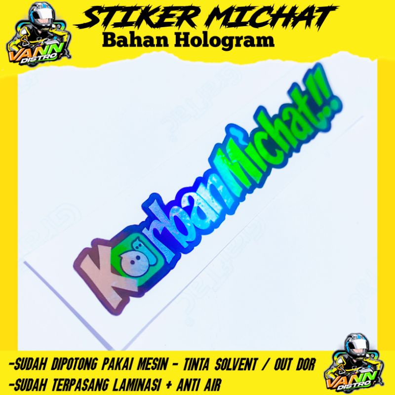 stiker korban m1chat ijo A