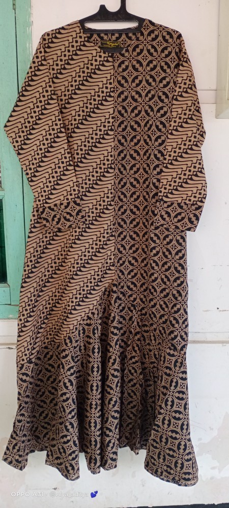 Baju Gamis Batik Wanita - Couple Batik Kondangan Pria Wanita Batik Pasangan