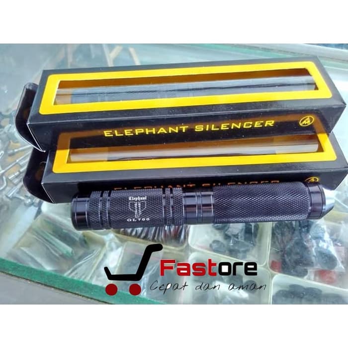 Peredam Elephant GL Long untuk Senapa Angin / Silencer Senyap