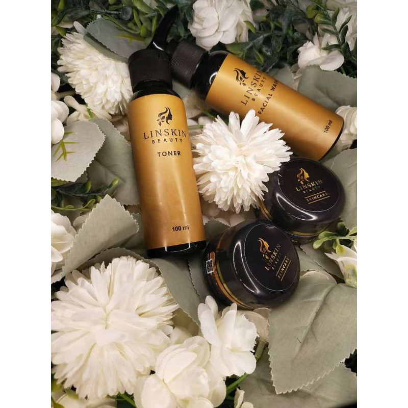 Skincare Linskin Beauty paket Exlusif bpom