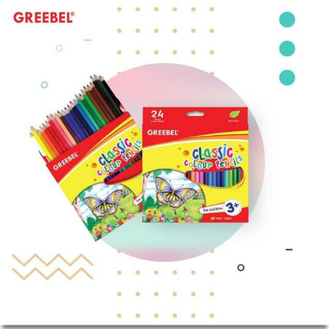 

Pensil Warna / Crayons / Colour Pencil 24 Classic 24 Warna