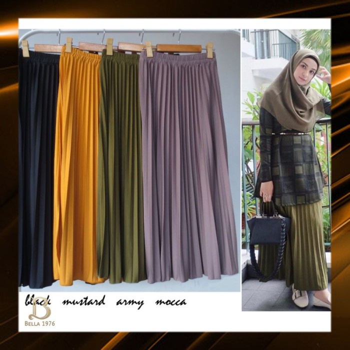 TERBARU       R2-174 rok plisket replica zaskia shireen sungkar