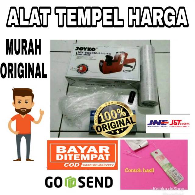 

[VN] OFFICE Alat Lebel Harga 1 baris 8 digit ( Price Lebeller Joyko MX-5500 ) OFFICE LAINNYA