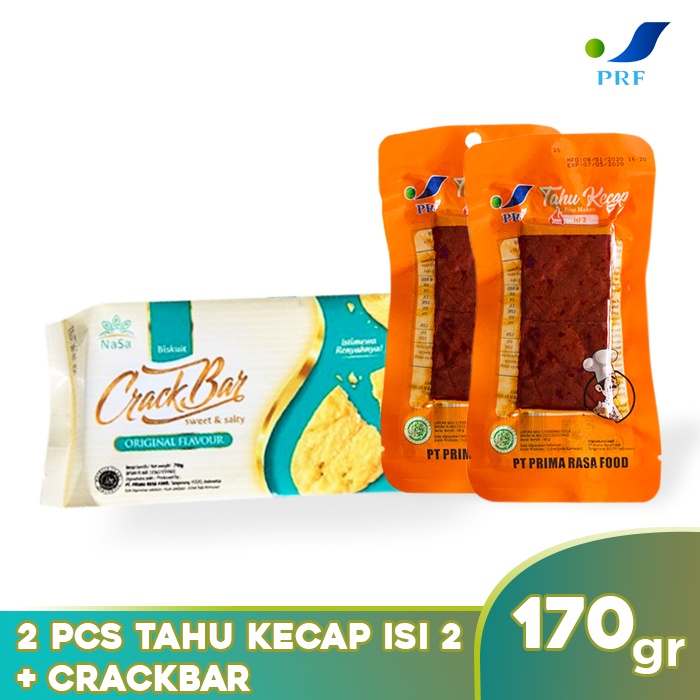 

2 pcs Tahu Kecap Isi 2 + Crackbar Siap Makan - Makanan Siap Saji - Makanan Instan - PRF