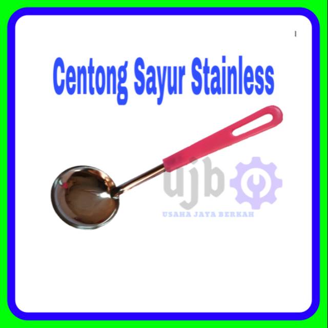 Centong Sayur Irus Sayur Makanan Stainless Sedang