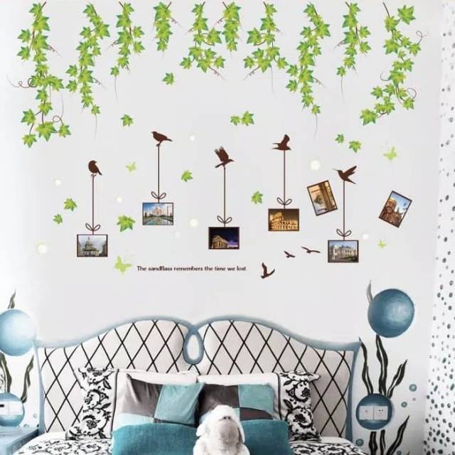 Stiker Dinding Wallpaper 60x90cm Motif Karakter Burung Stiker Dinding Wallpaper 60x90cm Motif Karakter Burung