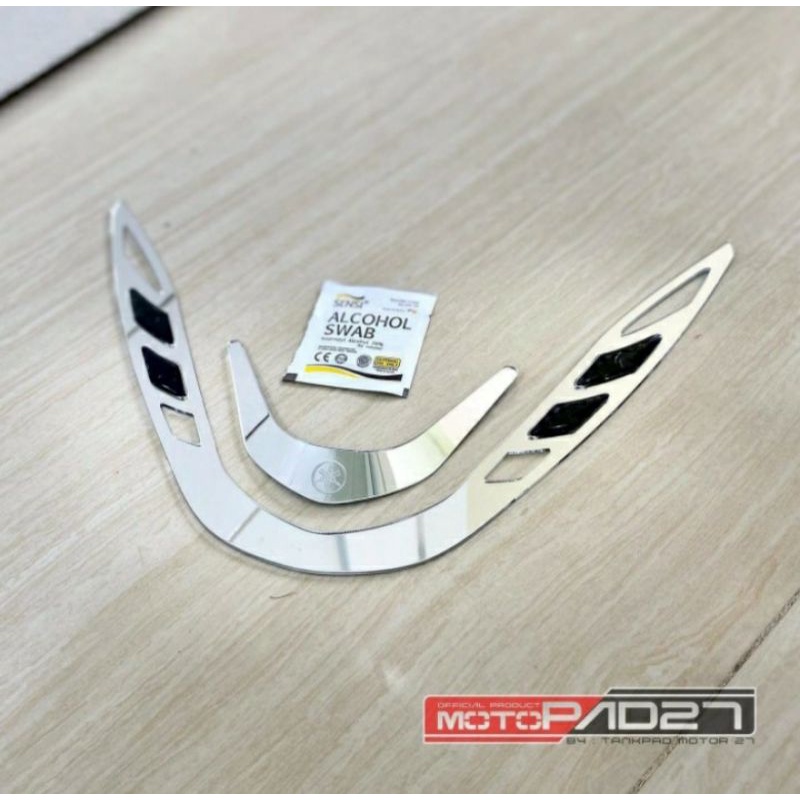 Cover Garnish lampu depan Mio Gear Akrilic Premium